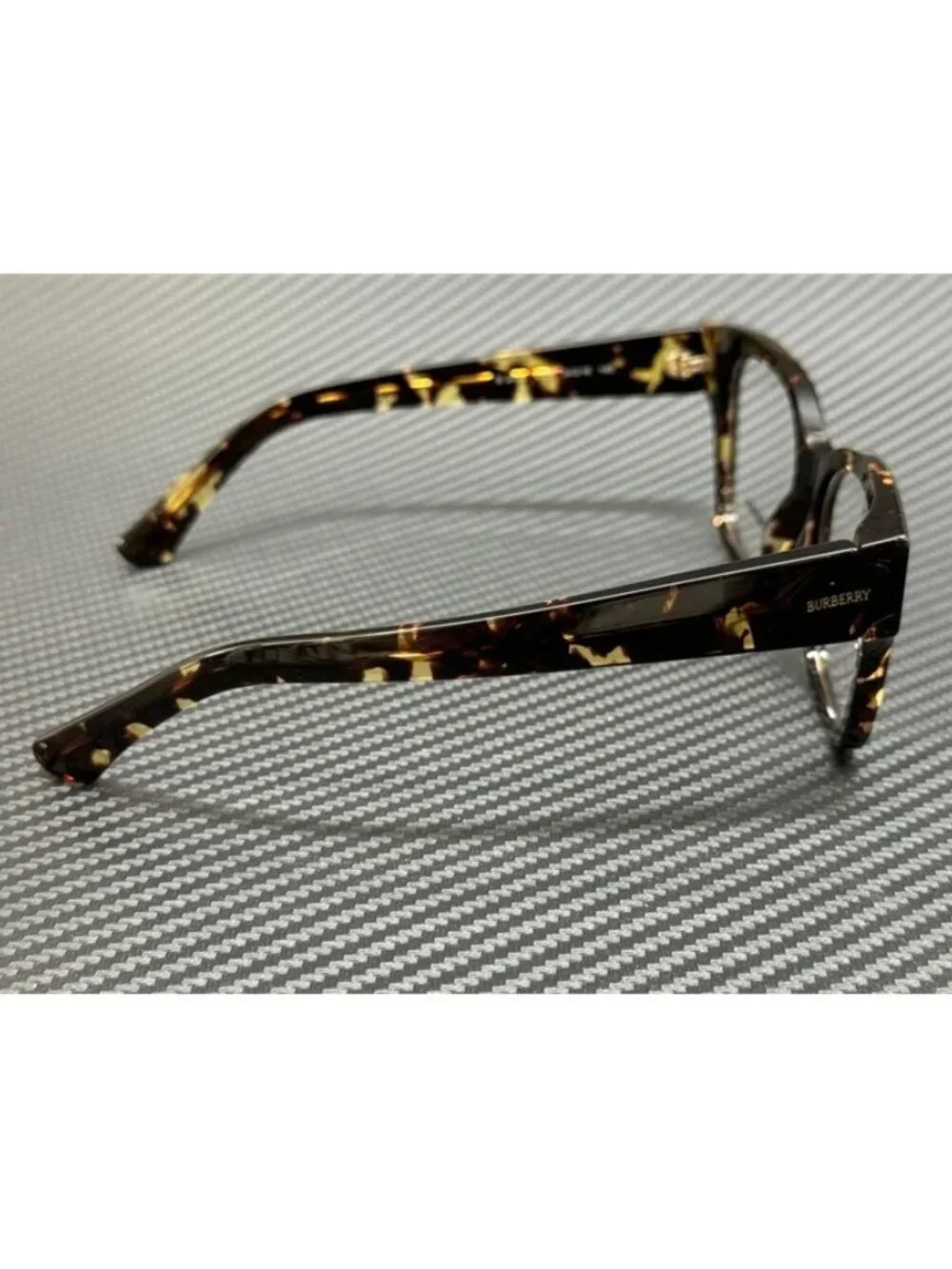 New Burberry Women Yellow Havana Eyeglasses 54-16-140